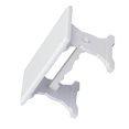 thumbnail image 3 of Miniature Desk Mini Study Table Doll House Decoration White 10.00X6.20X5.40CM Decorative 1Pcs, 3 of 3