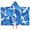 Pioneer Flower Floral, variant on Pioneer Flower Floral Print Pattern Hooded Bath Towel,50"x30" for Ages 3 To 12 Kids, Quick Dry Lightweight Soft Microfiber Hood Beach Towel Cover Up for Kids