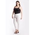 thumbnail image 2 of Jeans skinny con rasgaduras Tallas Extras, 6474 (Blanco) blanco 36, 2 of 4