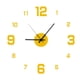 thumbnail image 2 of Kit de pegatinas para reloj de pared grande | Espejo acrílico de 40 cm y esfera de metal | Decoración abstracta para salón, oficina y tienda | Incluye manecillas y mecanismo de cuarzo, 2 of 4