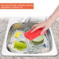 thumbnail image 5 of 10Pcs Multifunctional Cleaning Cloths Sponge Tableware Dish Bowl Pot Kitchen, Car ( 12x7x3cm / 4.7x2.8x1.2in, Red, Beige), 5 of 5