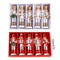 thumbnail image 3 of 5Pcs Nutcrackers Figurines Set, Christmas Wooden Nutcrackers Soldier with Base and Rope, Cartoon Nutcracker Puppet Gift Box, Nutcracker Christmas Desk Decorations Kids for Home Bedroom Christmas Decor, 3 of 4