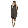 thumbnail image 1 of QIPOPIQ Robes pour Femmes avec Poches Manches Courtes Chandail Ample Imprimé Robe d'Été Mini-Robe Aubaines 2023, 1 of 4