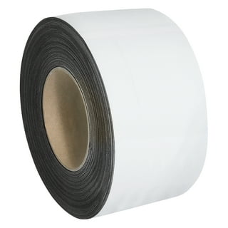 Juvale Magnetic Tape Roll - Rewritable Magnetic Dry Erase Whiteboard Roll 2 Inches x 10 Feet White