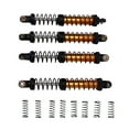 thumbnail image 2 of Voiture RC 1/10, Haute Résistance 100 mm 4 Pcs Ressorts Doubles Alliage pour Voiture RC Crawler Or, Couleur Ti, 2 of 7