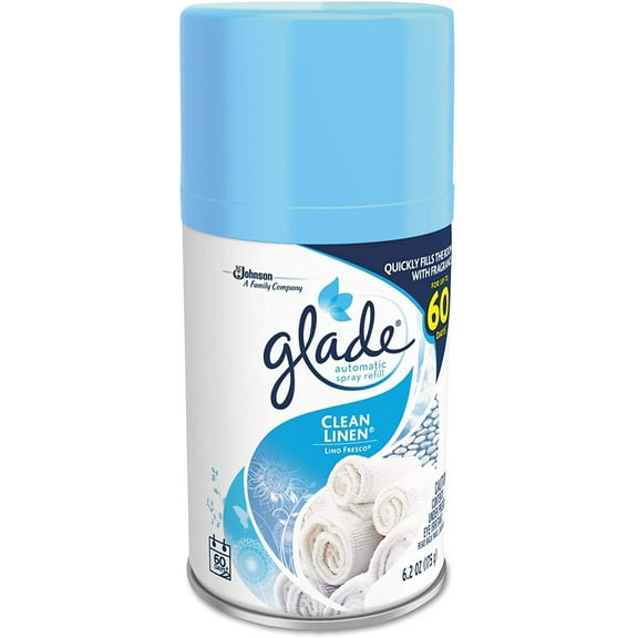 Glade Automatic Spray Air Freshener Refill - Automatic - 6.2 oz Clean Lenin