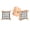 Rose Gold, variant on Collection Round White Diamond Square Shape Unisex Screwback Stud Earrings (0.06 ctw, Color I-J, Clarity I2-I3) in 10K Rose Gold