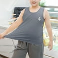 thumbnail image 6 of Taqqpue Boy's Tank Tops Youth Cotton Oversized Loose Crew Neck Sleeveless T Shirts Summer Sports Tees Daily Playwear Tshirt Tops 7-18 Years, 6 of 7