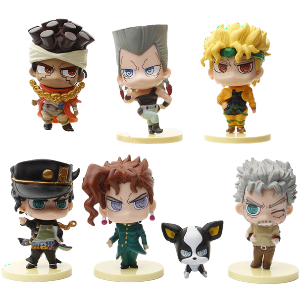 Figura de acción de JoJo Bizarre Adventure, figura móvil de 15cm, Kujo, Jotaro, Dio, Brando, Diavolo, Bruno, Kishibe, Giorno, Giovanna, abbachoo