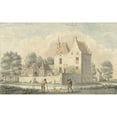 thumbnail image 2 of Joseph Adolf Schmetterling 14x11 Gold Ornate Wood Frame and Double Matted Museum Art Print Titled - Castle De Eng Near Vleuten (1822), 2 of 4