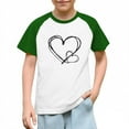 thumbnail image 3 of Sentuca Girls Valentines Tees, Comfortable Short Sleeve Casual Shirts, Cute Feminine T Shirts Size 4 Years, 3 of 8