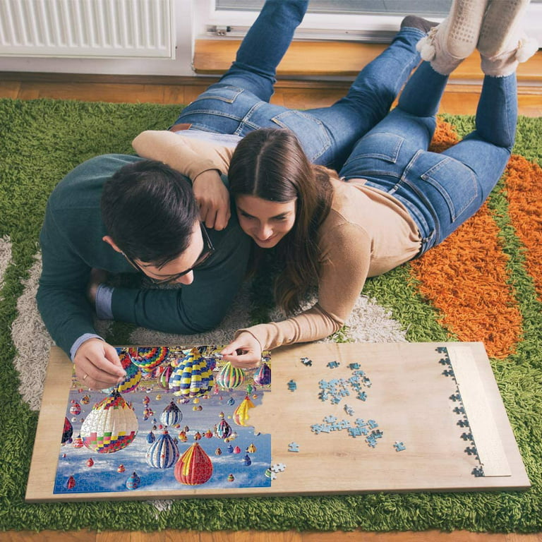 Jigsaw Puzzle 1000 Peças quebra cabeca para Adultos, Balão de Ar Quente no  Jogo do Quebra-Cabeça sunset, Bom Presente para Crianças Idosas Adultos