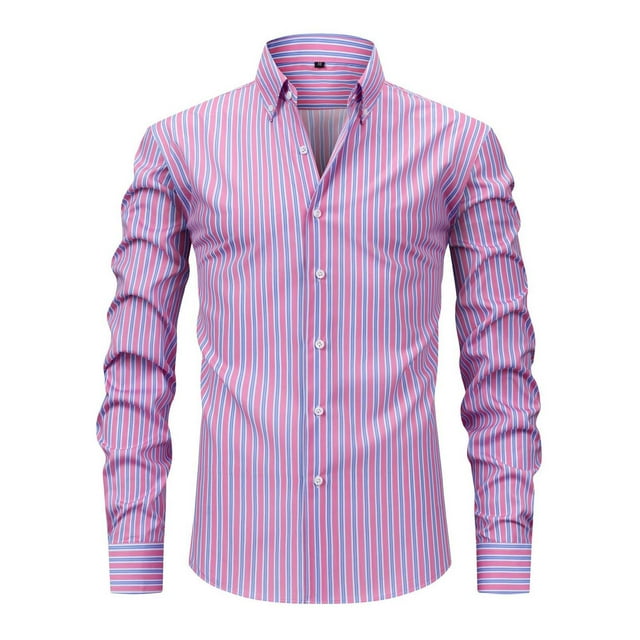 Formal Dress Shirt for Men | Slim Fit Long Sleeve Wedding Shirt with Stretch Comfort Button Down Wear All T Shirts for Men Button down Shirt Long Sleeve Button down Zipper Shirts Men Embroide
