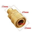 thumbnail image 1 of Lavadora a Liberación Rápida Cola Acoplamiento de 12 Mm Conector de Sonda de 1/4, 1 of 7