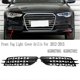 thumbnail image 1 of 1Pair Front Fog Light Cover Honeycomb Grille Racing Grills for A6 C7 2012-2015 4G0807681 4G0807682, 1 of 5