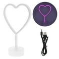 thumbnail image 3 of Table Lamp, USB Charging Neon Light IP45 Waterproof  For Holiday Decorations For Home Decorations For Dinners For Proposals, 3 of 8
