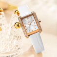 thumbnail image 3 of Reloj rectángulo de las mujeres con el reloj cuadrado de forma de tanque clásico de bisel de cristal con bisel cristal esquí esquí Gafas de esquí, 3 of 5