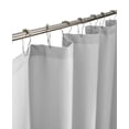 thumbnail image 2 of Luxurious Silver Waffle Weave Shower Curtain, 2 of 6