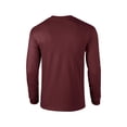 thumbnail image 4 of The Gildan Adult Ultra Cotton 6 oz Long Sleeve T-Shirt - MAROON - XL, 4 of 4