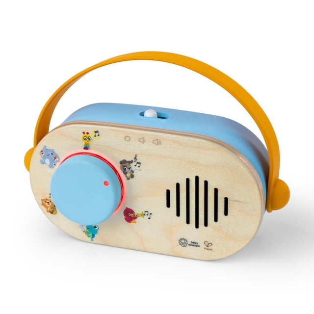 Radio de juguete Baby Einstein + Hape Discovery con música y luces