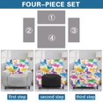 thumbnail image 6 of FOR U DESIGNS Colorful Butterfly Print Recliner Chair Covers with Armrest, Breathable Recliner Armchair Covers Stretch Lazy Boy Recliner Covers Home Decor Accessories, 6 of 8
