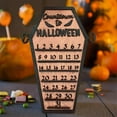 thumbnail image 1 of Halloween Décorations 2023 Compte à Rebours Halloween Calendrier Halloween Cercueil Calendrier Bloc Mobile Calendrier d'Arrivée A (Acheter 2 Navire 3), 1 of 4