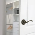 thumbnail image 4 of Design House Scroll Universal Interior Hall/Closet Dummy Door Handle, Oil Rubbed Bronze, 4 of 13