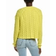 thumbnail image 2 of Maje womens  V-Neck Sweater, 1, Yellow, 2 of 3