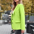 thumbnail image 3 of Qeaghou Womens Bussiness Casual Blazers Open Front Double-Breasted Blazer Jackets Lightweight Long Sleeve Suits Jacket, 3 of 7