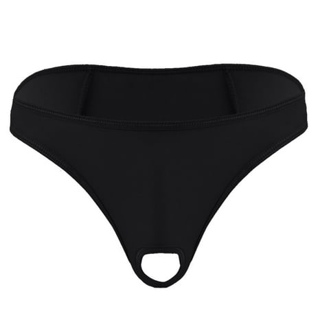 

VONCOS Sexy Lace Thong Mens Lingerie Micro Thong Bikini Front Hole Underwear G-string Underpants