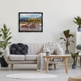 thumbnail image 2 of Stupell Industries Cowboys Galloping River Landscape Animals & Insects Painting Black Floater Framed Art Print Wall Art, 2 of 9