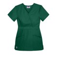 thumbnail image 3 of Sivvan Womenâ€™s Scrub Set - Multi Pocket Cargo Pants & Stylish Mock Wrap Top, 3 of 4