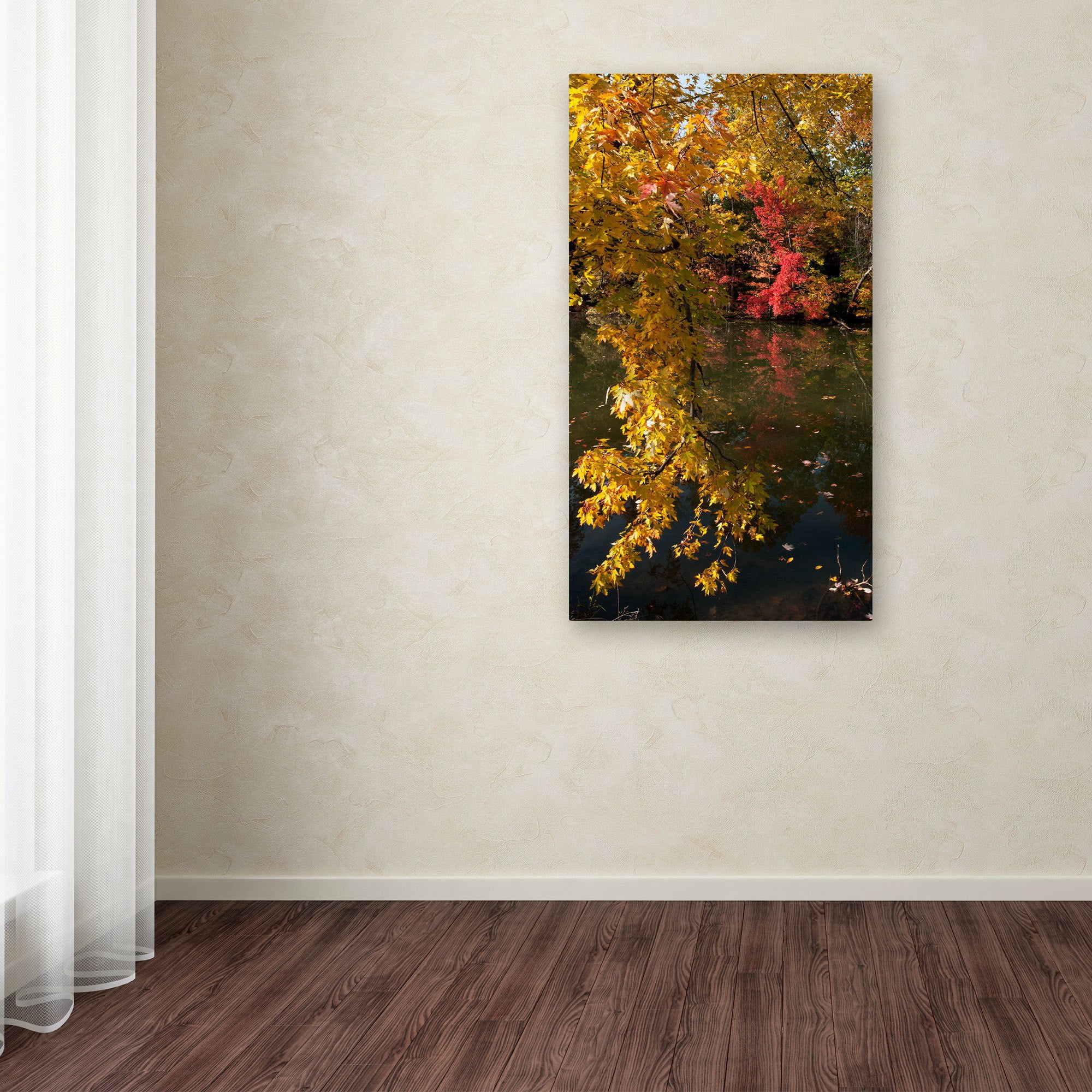 Trademark Fine Art "Autumn Branches" Canvas Art by Kurt Shaffer