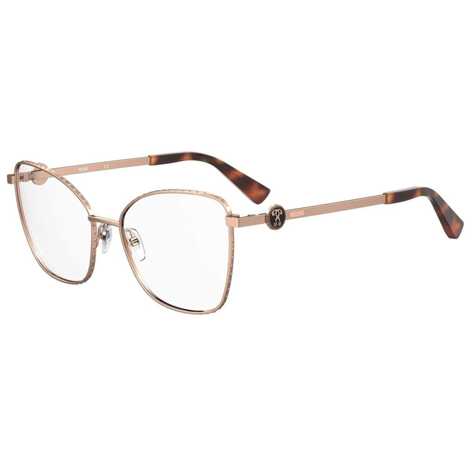 New Moschino Eyeglasses MOS628 0MU1 00 Transparent Pink 51mm NWT Moschino MOS628 0MU1 00 Women main image 2