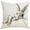 #0999-white, variant on Cheapark 17.7 Inch Easter Bunny Linen Pillow Cover Cute Sketch Throw Pillowcase for Spring Home Sofa Decoration