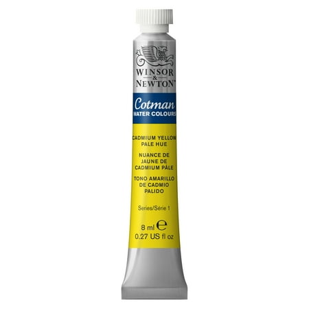 UPC: 0094376901955 | Winsor & Newton Cotman Watercolor  8ml Tube  Cadmium Yellow Pale