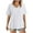 White, variant on lmcalzta Womens T-Shirts V Neck Loose Fitting Casual Tshirts Summer Casual Short Sleeve Tops Solid Color Basic Tees