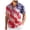 Hot Pink, variant on 250 Anniversary Usa Shirt Men Patriotic Hawaiian Shirt for Men - Vintage Beach Vacation Summer Button Down Shirt for 4th of July(Brick Red,S)