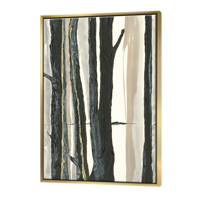 Forest Silhouette II - Modern Farmhouse Framed Canvas