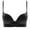 Black, variant on Yyeselk Womens Push Up Demi Bras No Underwire Bras Front Closure Seamless Bra Soft Support Bra Everyday Bras Beige 36/80AB