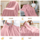 thumbnail image 2 of Cobija, Mantas Decorativas Rosas con Diseño de Ondas de Waffle, Mantas de Felpa Súper Suaves y Peludas de 260GSM, Lujosas, Ligeras y Transpirables para Sofá, Silla, Cama, Ideal para Regalo, Viaje, Of, 2 of 7