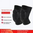thumbnail image 4 of 1 Pair Protective Knee Pads Thick Sponge Football Volleyball Extreme Sports Anti-Slip Collision Avoidance Elastic Kneepad Brace, 4 of 5