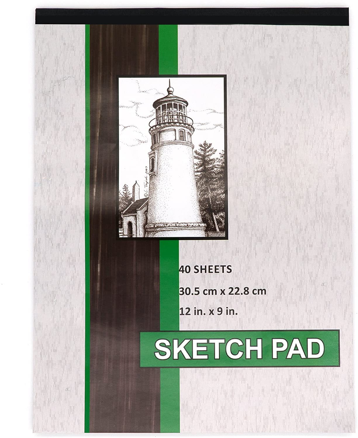 Emraw 40 Sheets Sketch pad Artist Pro - Art Pad for Sketching Ink Sketch Book, Coloring Notebook Spiral Notebook Drawing Paper, Drawing Pad Art Supplies