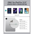thumbnail image 2 of Funda con teclado para iPad Pro 12.9 (2022/2021/2020/2018) - Blanco, 2 of 7