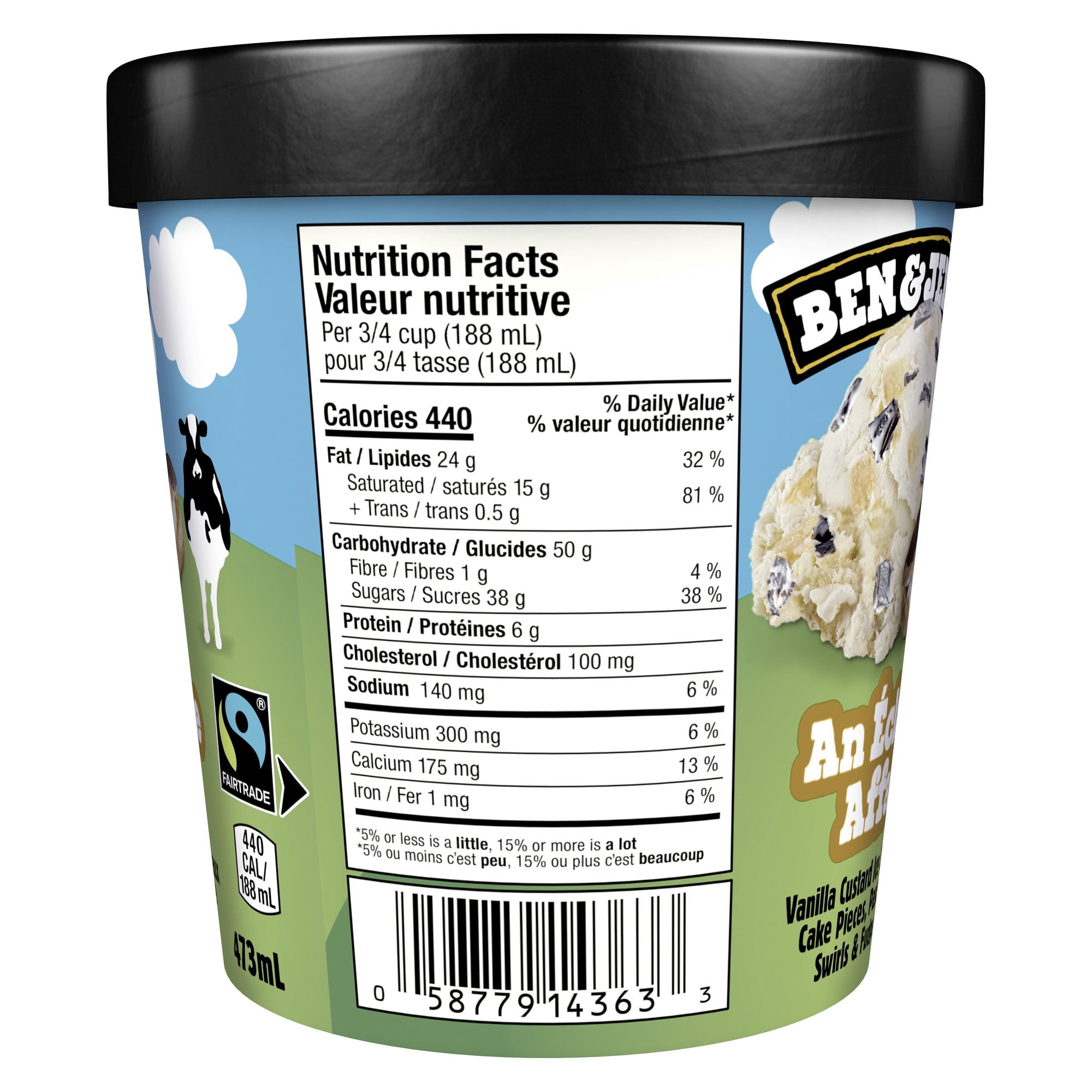 Crème glacée Ben & Jerry's Une Affaire Éclair 473 mL