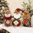 thumbnail image 3 of Toystoory Botella de almacenamiento Bolsas de dulces con asa Paquete de recuerdo portátil reutilizable de punto para decoraciones de árboles de Navidad Kits de decoración para fiestas Alce Toystoory HA068074-03, 3 of 6
