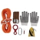 thumbnail image 2 of Kit De Cuerda De Escape, Cuerda Para Hacer Rápel 11KN Peso Del Rodamiento Confiable 49.2 Pies 0.3 Pulgadas Seguro Para Supervivencia En Emergencias Contra Incendios, 2 of 7