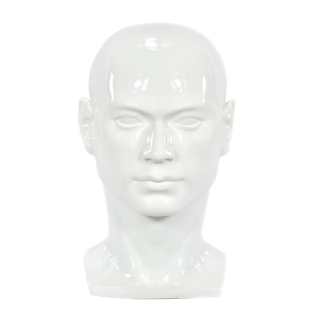 Cabeza de Maniquí Yuyangstore Calva Masculina para Cosmetología Exhibición de Pelucas