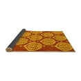 thumbnail image 2 of Ahgly Company Indoor Rectangle Abstract Yellow Modern Area Rugs, 6' x 9', 2 of 4