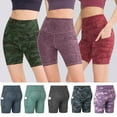 thumbnail image 4 of Shorts de Yoga TFixol Morado dos XX-Large, 4 of 8